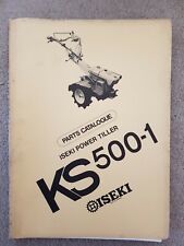 ISEKI KS500-1 POWER TILLER PARTS CATALOGUE