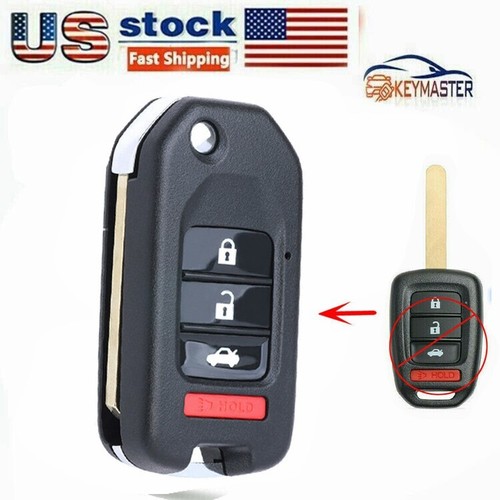 Upgraded flip remote key - key, shell