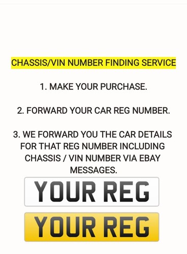 Vin number from registration - from,