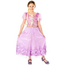 Disney Rapunzel Tangled Fancy Dress Girls Outfit Dress Up Costume Halloween