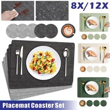PU Leather Placemats and