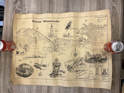 Vintage 1986 coastal shipwreck - coastal,
