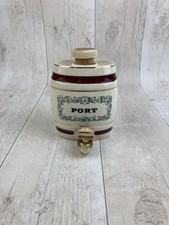 Vintage Royal Victoria Wade Red Port Barrel Dispenser