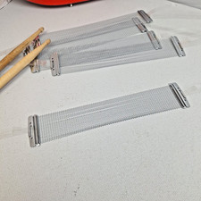 20 Strand Steel Snare Wire Set For 12 Inch Snare Drum inc straps bands