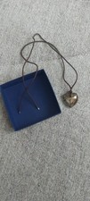 Swarovski Crystal Brown Heart With Leather Cord