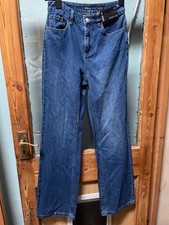 TU womens wide leg blue jeans