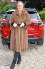 US5665 REAL SAGA MINK FUR COAT