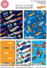 Cotton Fabric Hot Wheels Logo