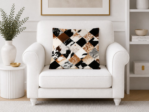 Genuine cowhide cushion - genuine, cover