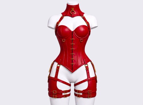 Women leather corset - women’s,
