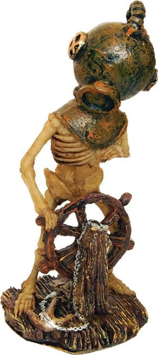 Aquarium skeleton ornament - aquarium,
