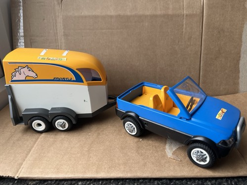 Playmobil car and horse - car,