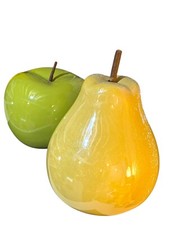 VTG Set Of 2 Oversized Apple