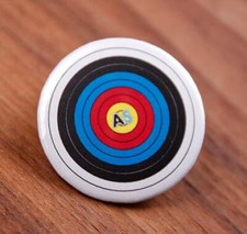 ArrowSocksFITA Target Face Round Badge