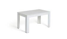 Miami Gloss 4 Seater Dining Table White Modern and Elegant Dining Room Furniture