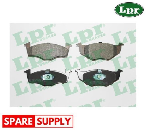 Brake pad set disc - pad, for