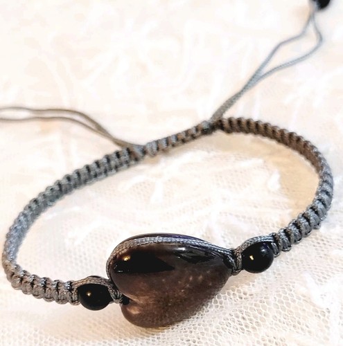 Ladies mood stone band heart - stone,