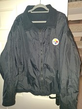 NFL Steelers Reversible Coat Vintage Jacket  2XL