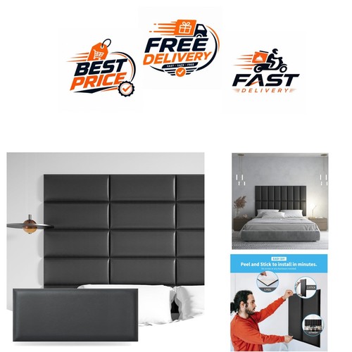 Art3d peel stick headboard - art3d,