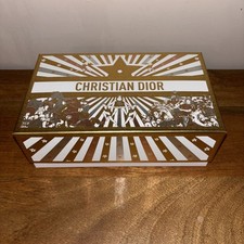 Dior lift top Gift box- 22x 13x 7.5cm with tissue paper festive design Christmas