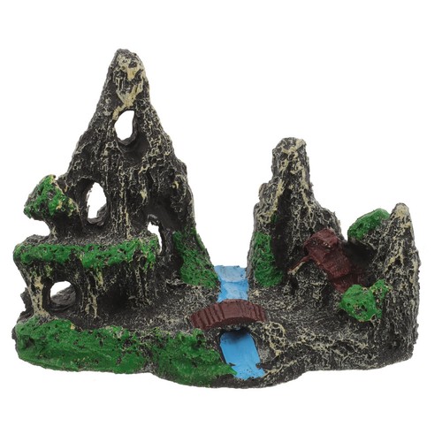 Volcano shape fish tank - volcano,
