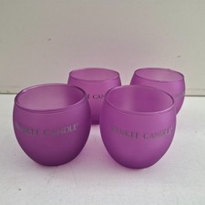 4 x Yankee Candle Glass Roly