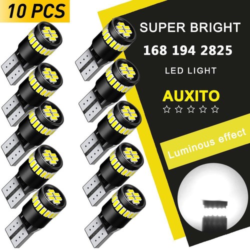 10pcs t10 194 w5w 168 - 2825, led