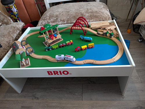 Brio wooden train table - brio,