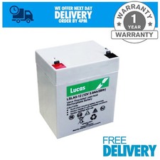 Lucas 12V 5AH Hayter HY220015 lawn mower battery Harrier 41 48 56
