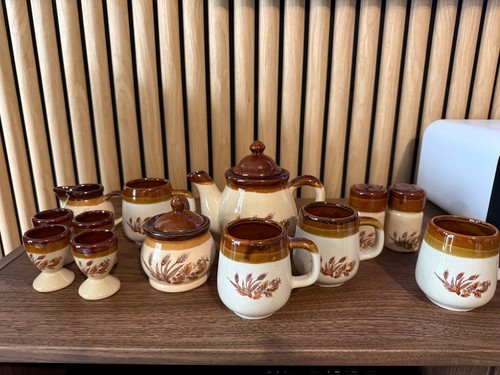 Piece vintage brown tan - brown, &