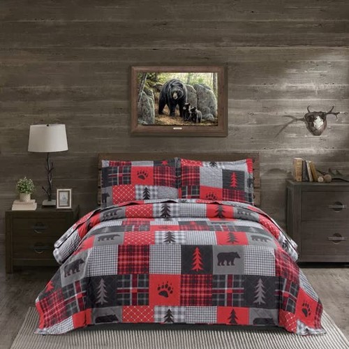 Rustic king size - size, set