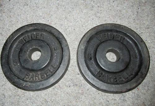 Vintage weider 5lb iron - 2,