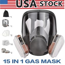 US Full Face Gas Mask Painting