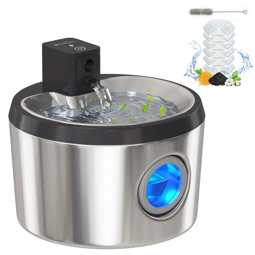 Pawhut wireless cat water - wireless,