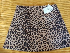 Zara Brand New Leopard Print Short Skirt Size M.