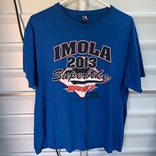 Imola Superbike 2013 T-Shirt XL Blue Cortes Motorsport Official Merchandise