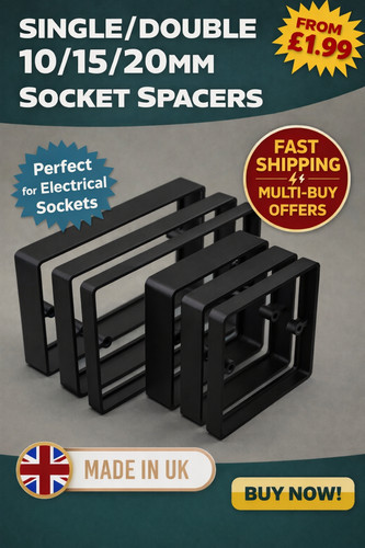 Socket switch spacer 10mm - spacer,