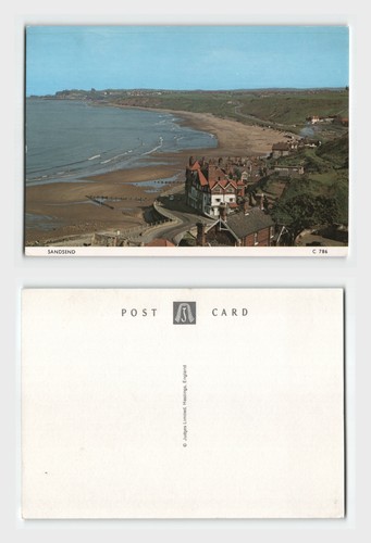 Vintage postcard sandsend - vintage,
