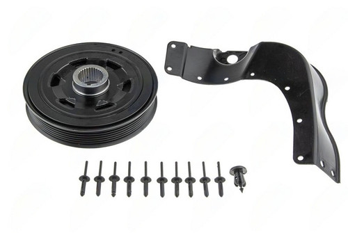 Crank shaft pulley set - crank, cover