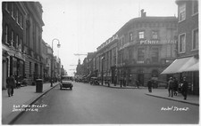 POSTCARD  DONCASTER HIGH ST  CARS SHOPS ANIMATED SCENE    RP