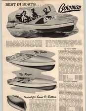 1953 PAPER AD 4 PG Bowman