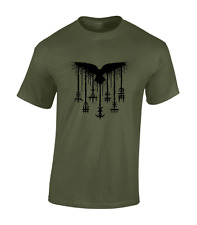 VIKING RAVEN MENS T SHIRT
