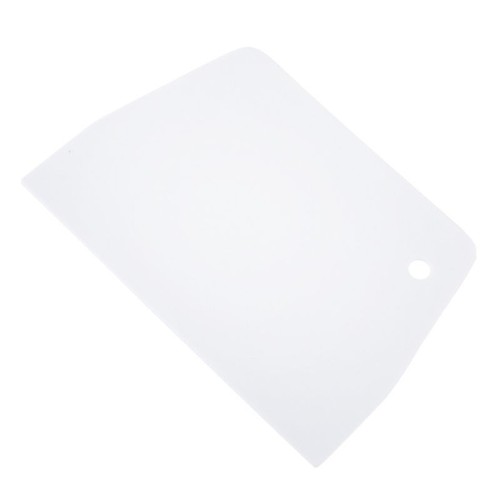 Plastic dough scraper - plastic, cream