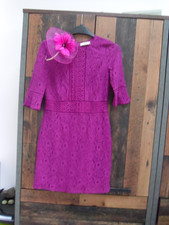 pretty ladies deep cerise lace