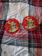 Vintage Tin Litho Toy Dishes