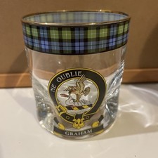 Clan Graham Ne Oublie Dimple Whisky / Whiskey Tumbler 