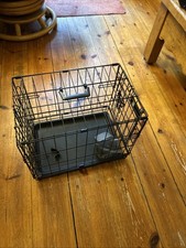 Midwest Homes for Pets 18" Single Door Dog Crate with Leak-Proof Pan & Divider