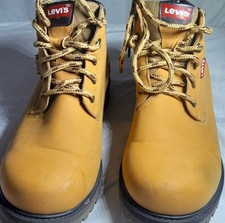 Levi' s yellow lace-up leather