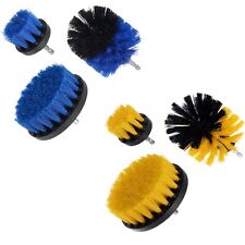 3Pcs DRILL ATTACHMENT CLEANING BRUSH SET POWER SCRUB HOME CAR TILE BATHROOM UK?