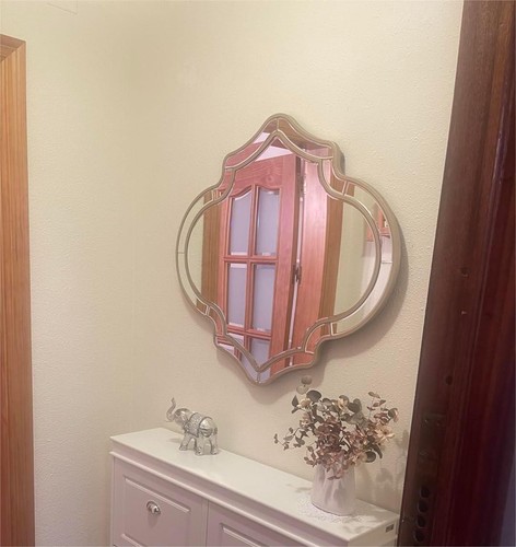 Asymmetrical wall mirror - wall,
